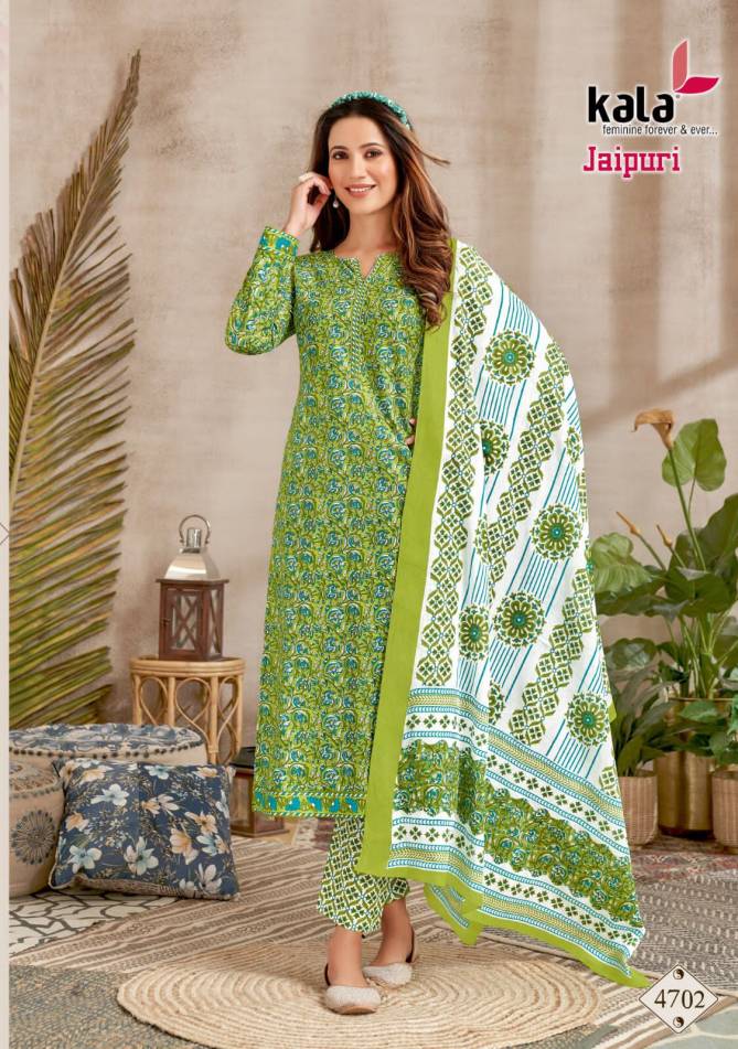 Jaipuri Vol 2 By Kala Cotton Dress Material Catalog